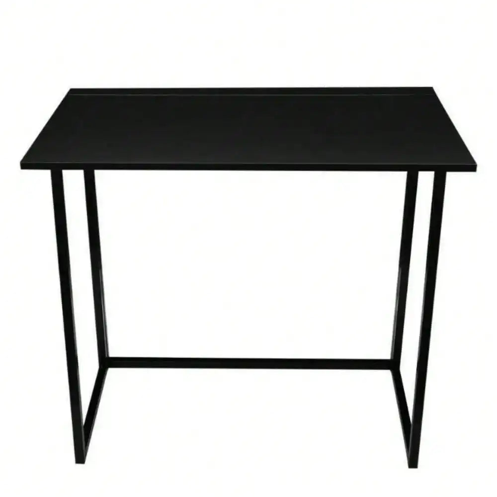 Folding Small Desk Home Office Desk Laptop Study Writing Table- BLACK